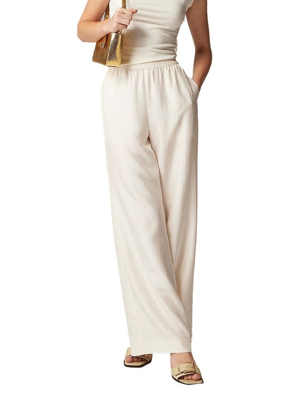J Crew Stratus Pants in Textured Satin (NWT)